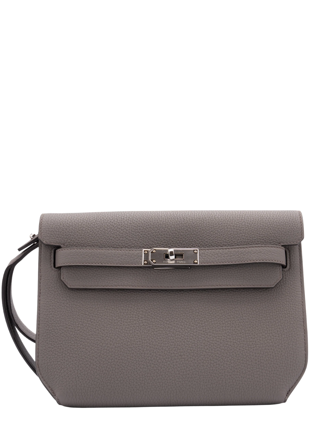 Hermès - Kelly 25 Depeches Togo Gris Etain PHW