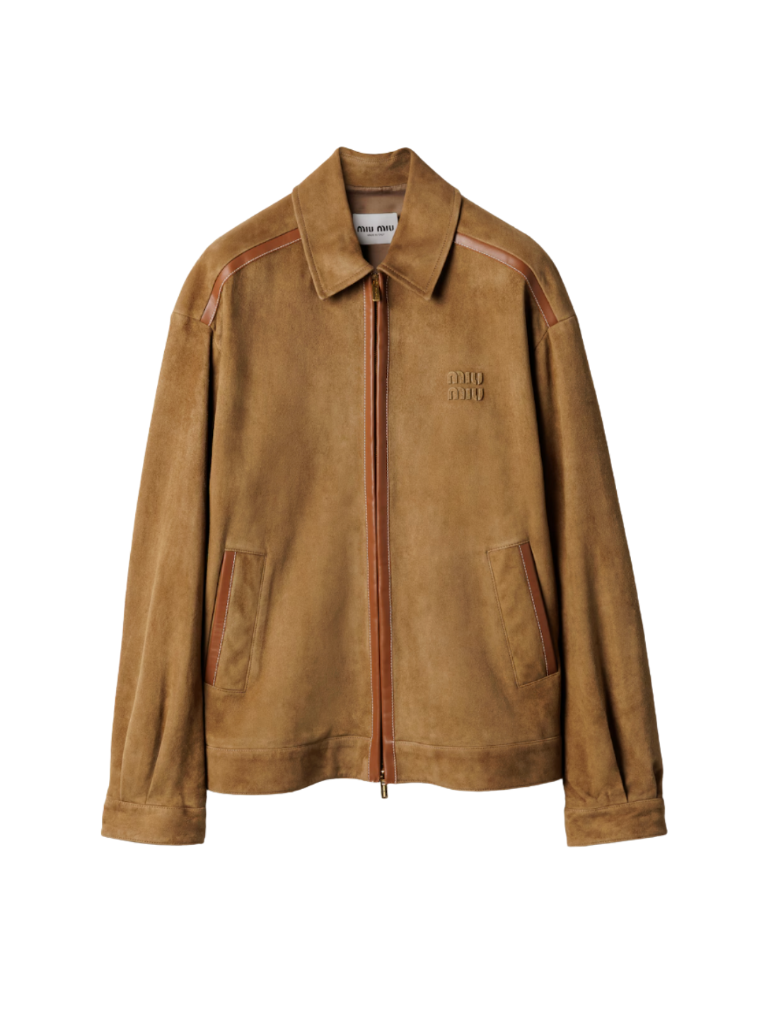 Miu Miu - Suede blouson jacket