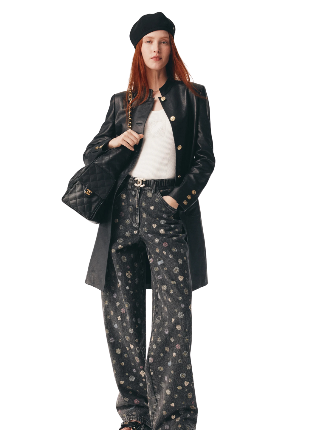 Chanel - Laminated Jeans