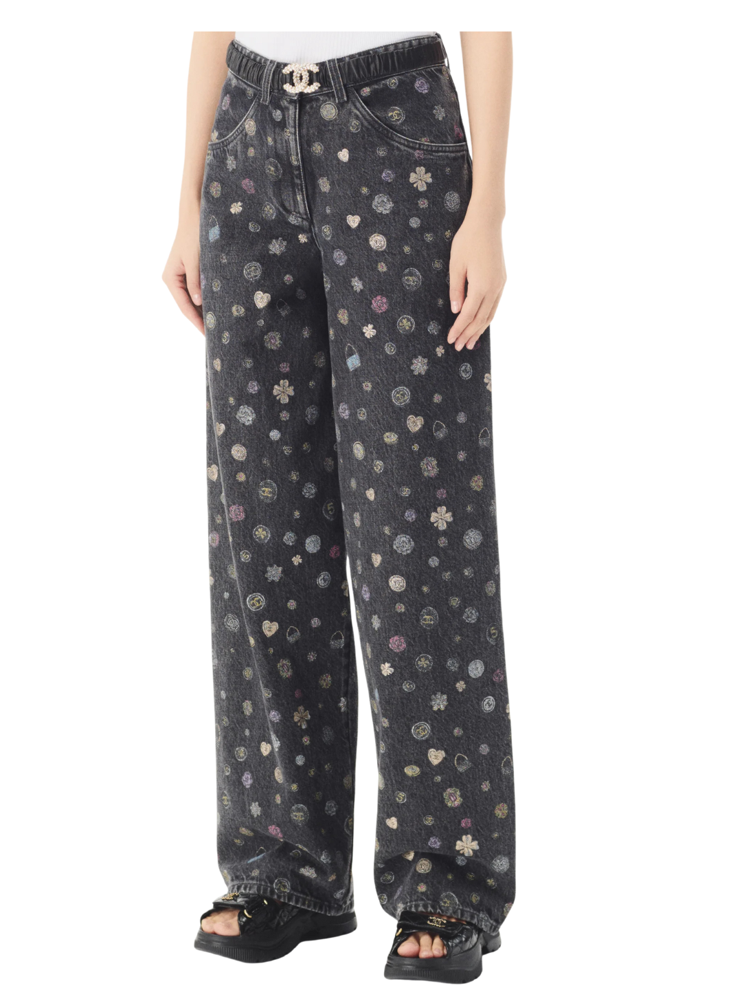 Chanel - Laminated Jeans