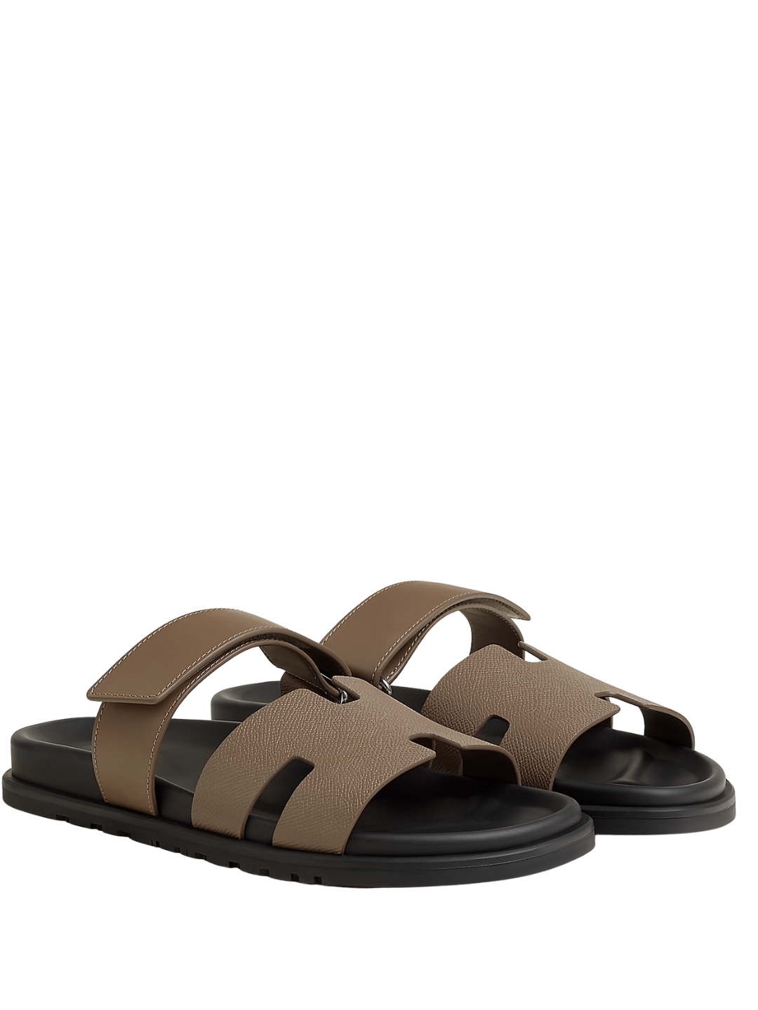 Hermès - Chypre sandal in étoupe