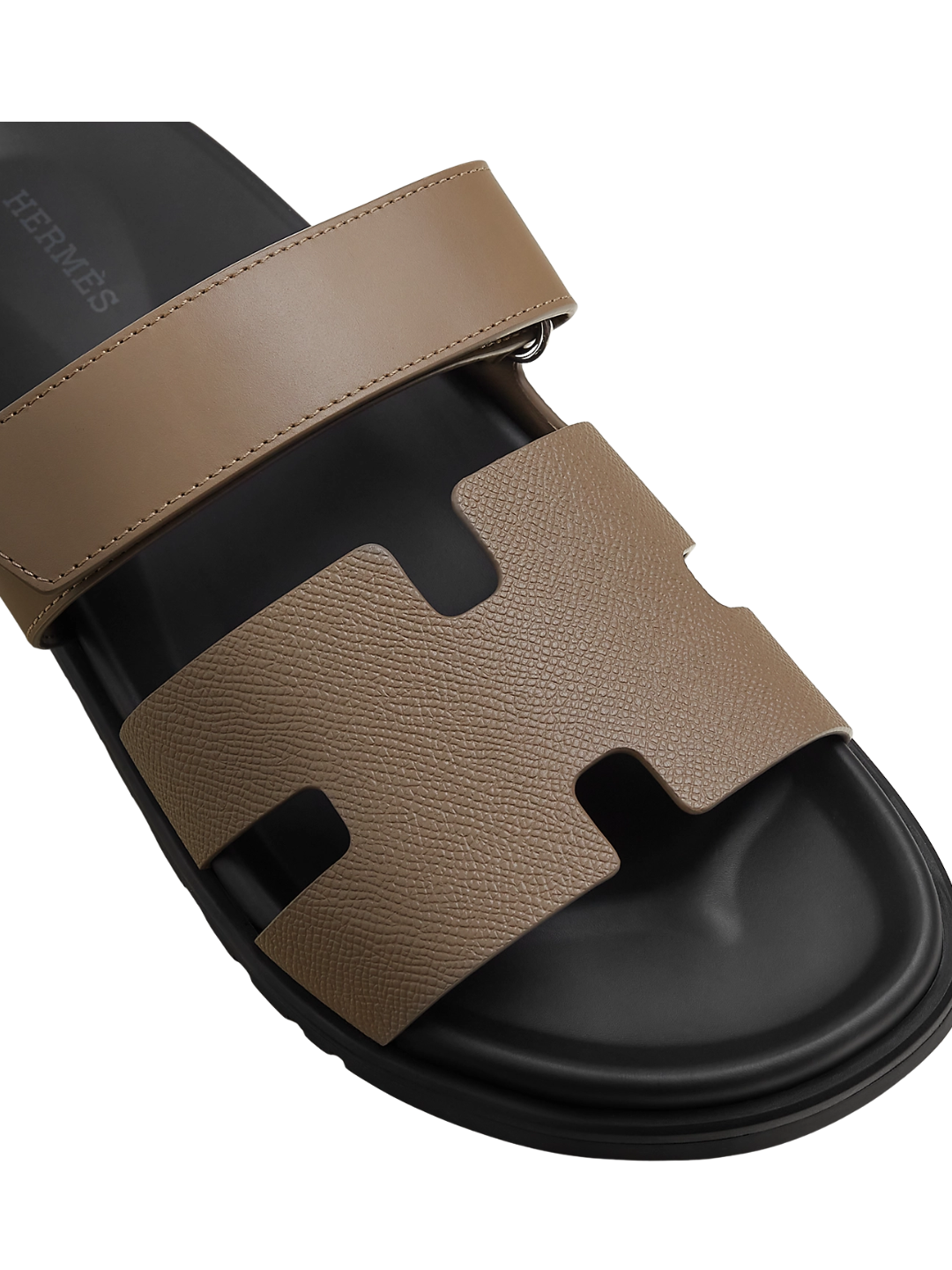 Hermès - Chypre sandal in étoupe