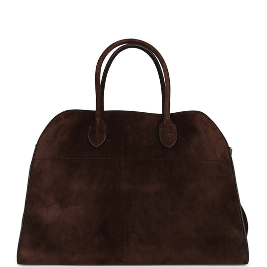 The Row - Soft Margaux 15 Bag in Suede