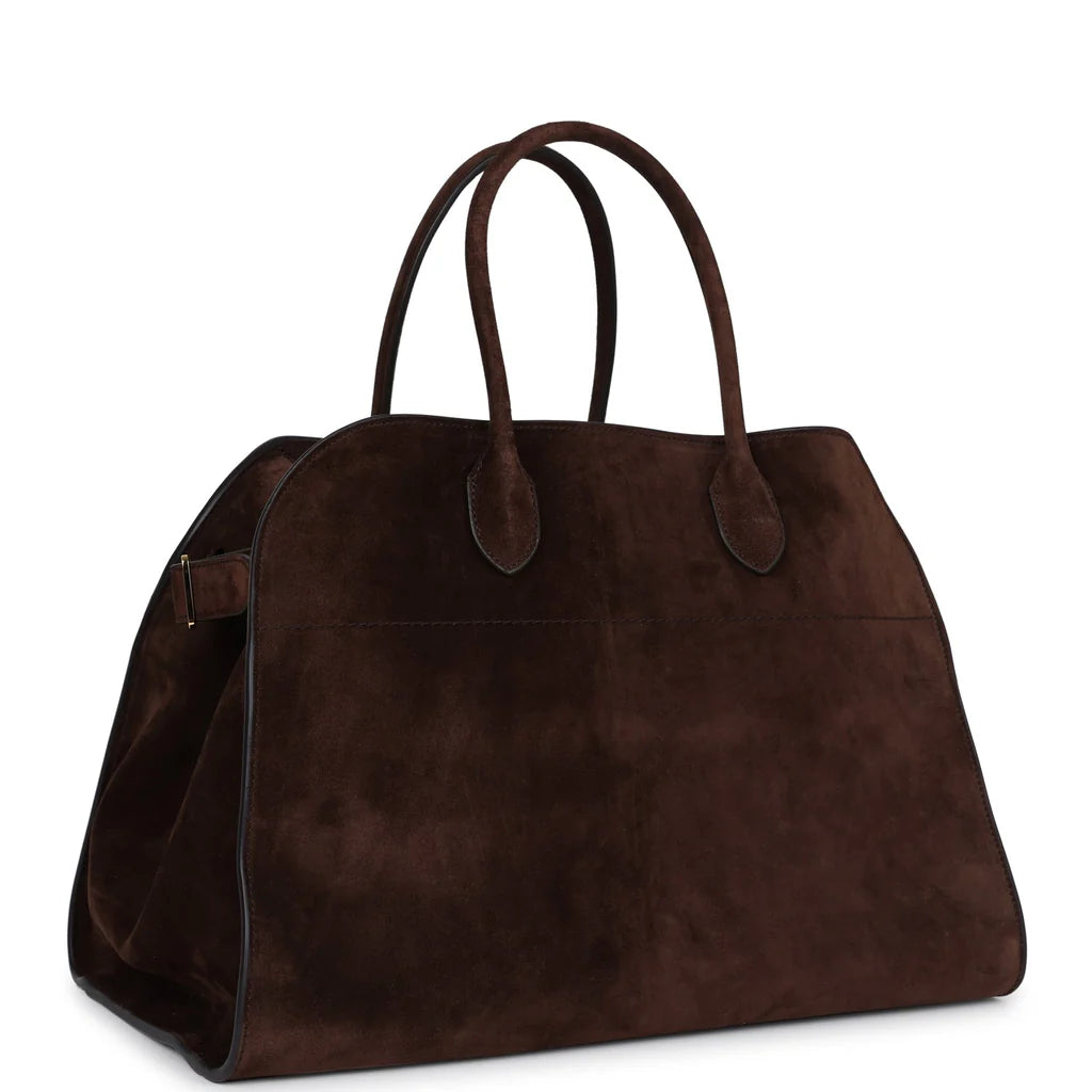The Row - Soft Margaux 15 Bag in Suede
