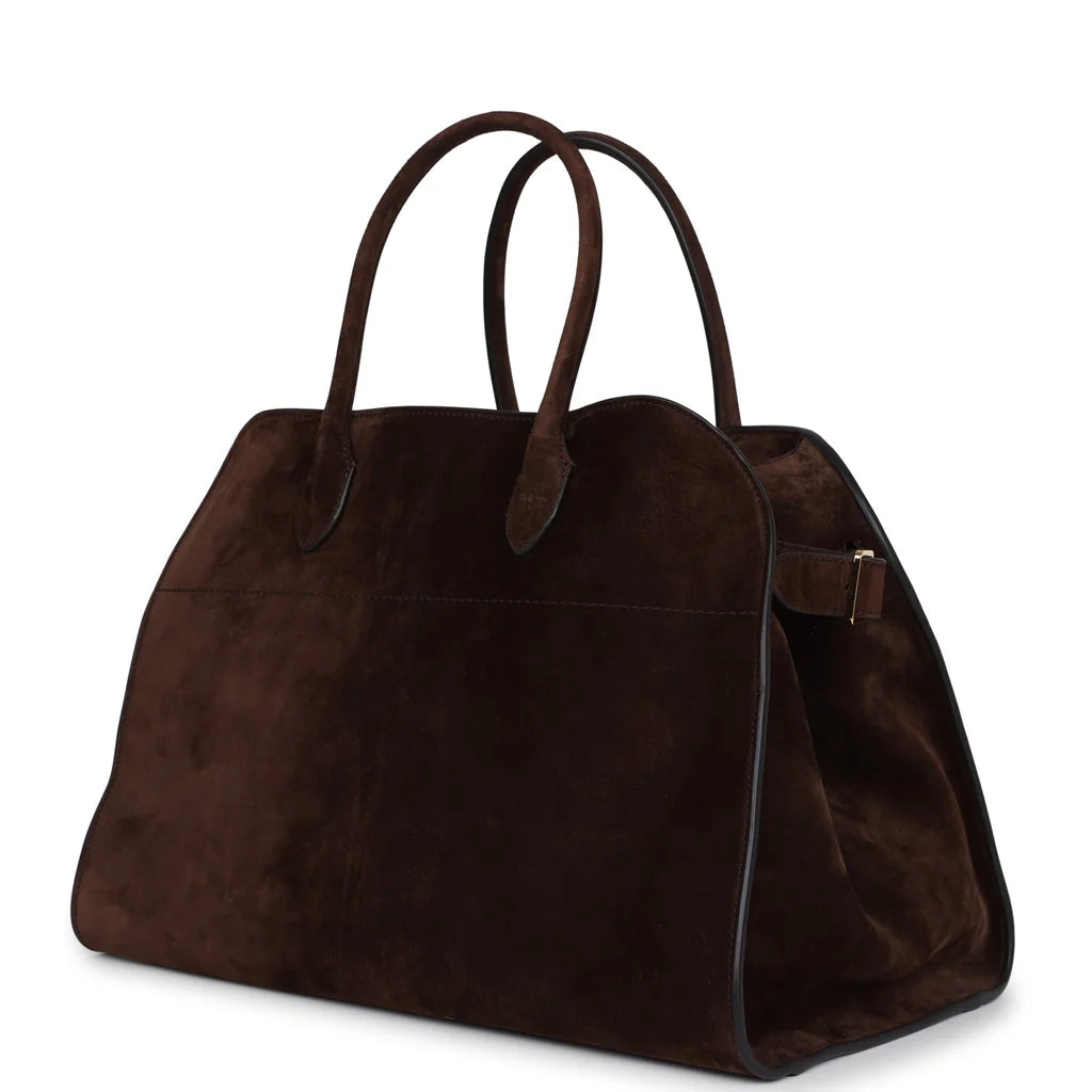The Row - Soft Margaux 15 Bag in Suede